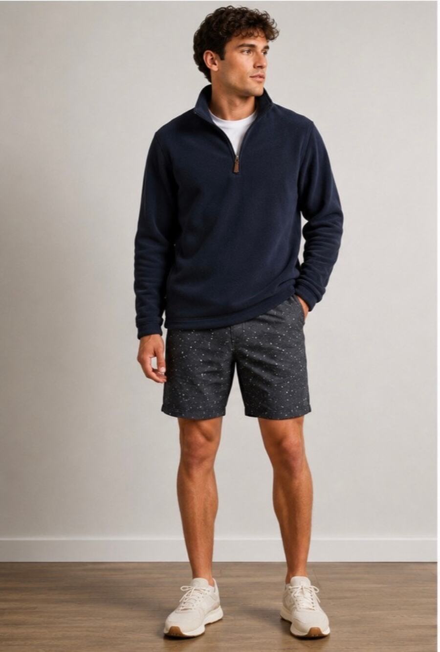 Murano Men’s Fleece Sweatshirt sz XL Fleece Navy Blue #83